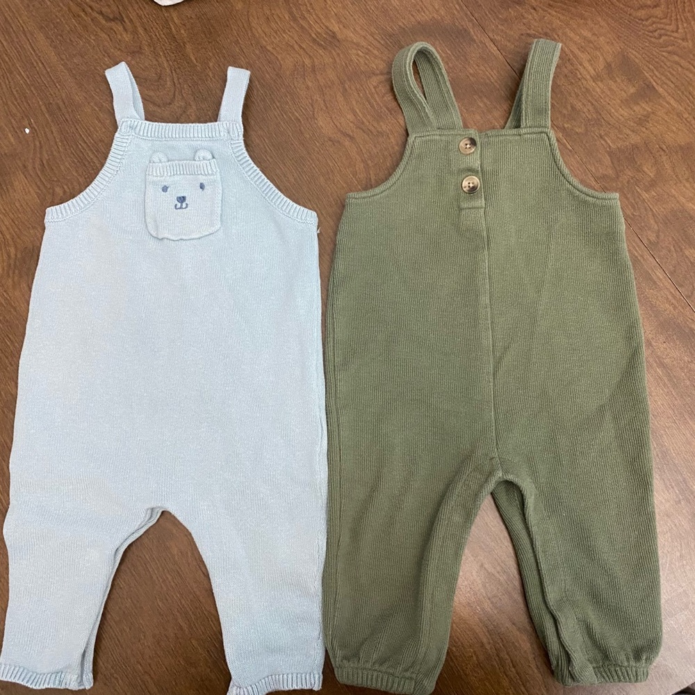 Old Navy Kids Jumpsuit Set - Light Blue and Olive Green